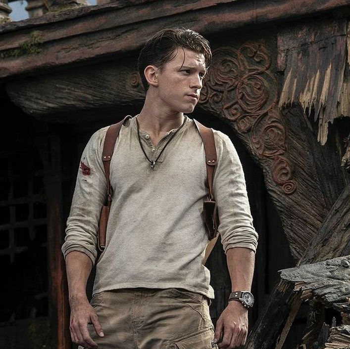 tom holland in uncharted