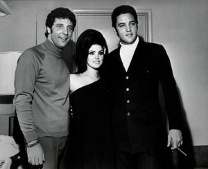 tom jones con elvis y priscilla presley