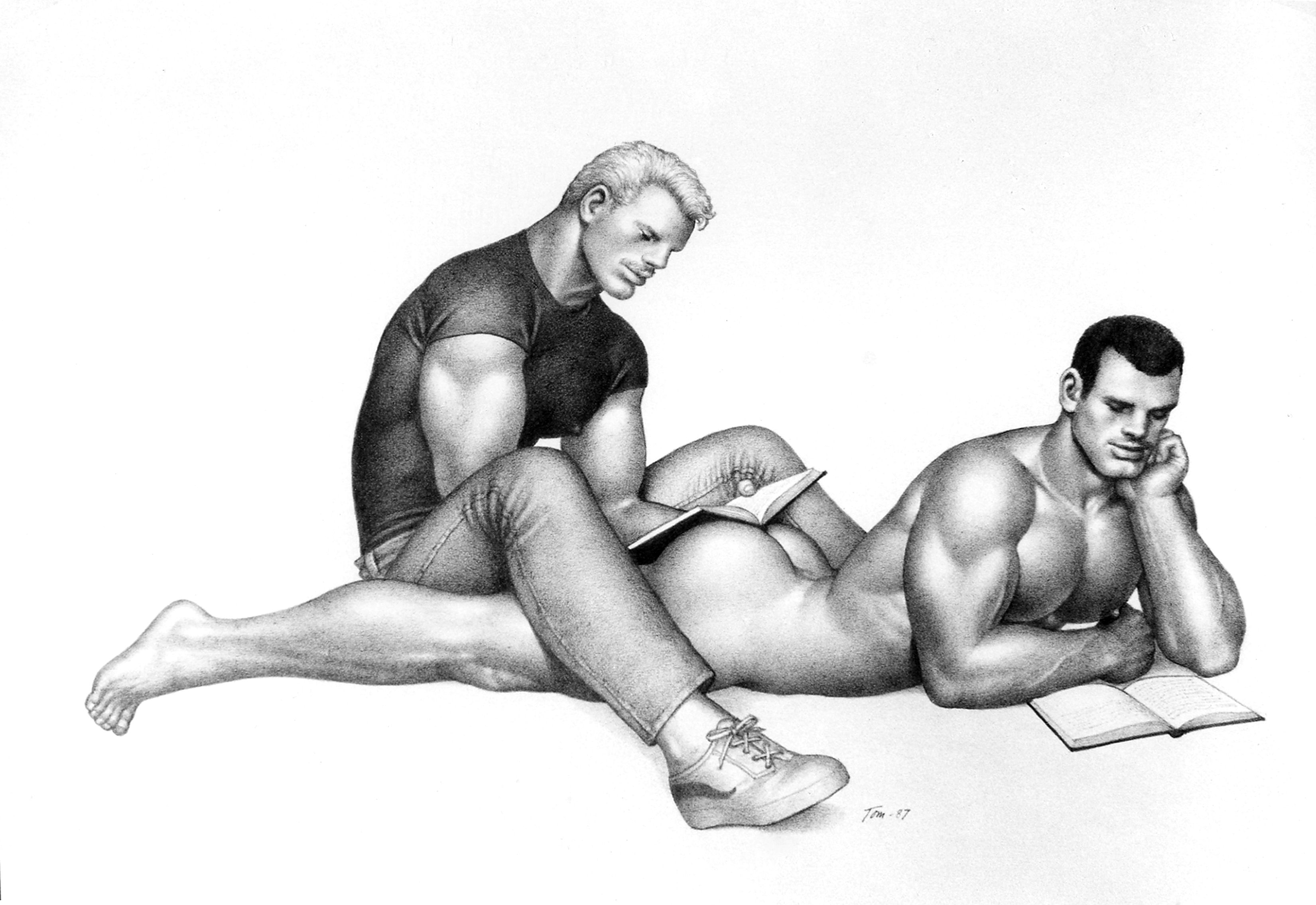 Nazi Gay Sex Drawing - There's A Gay Tom Of Finland Porno Stashed In Your Wardrobe
