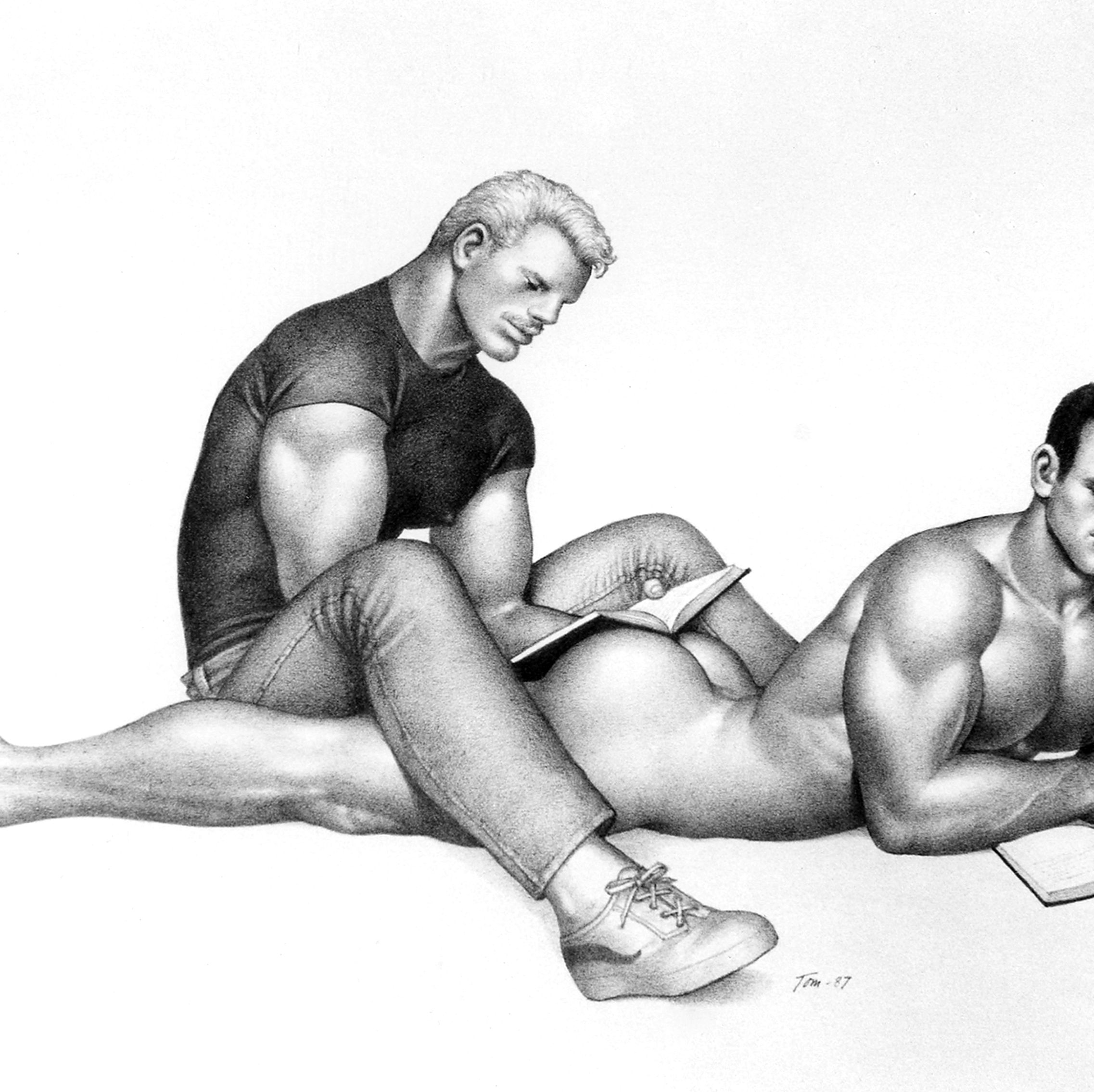 Nazi Gay Sex Drawing - There's A Gay Tom Of Finland Porno Stashed In Your Wardrobe