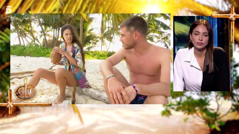 sandra pica reacciona al tonteo de melyssa y tom