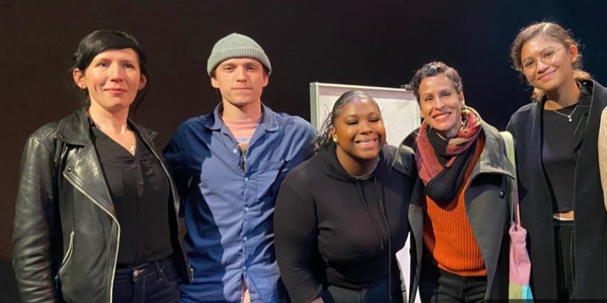 Zendaya and Tom Holland Visit Her Old School, Oakland School for the Arts