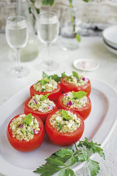 tomates rellenos de quinoa