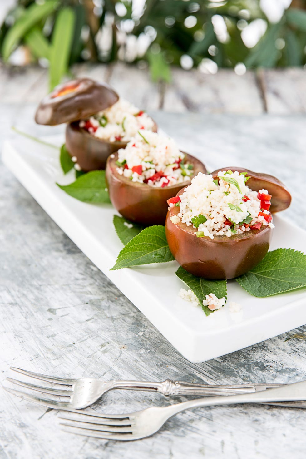 tomates rellenos de tabulé