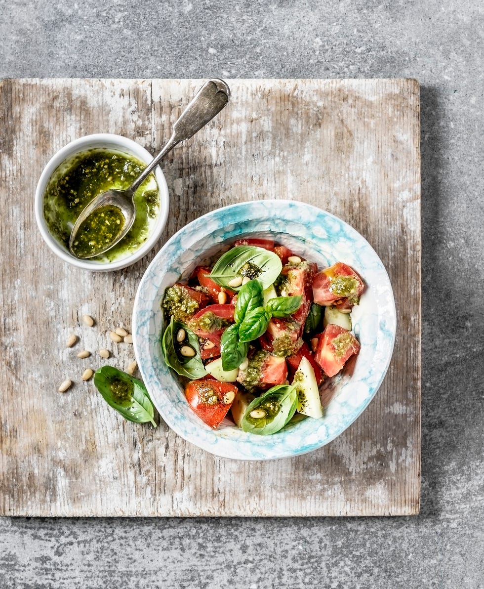 tomato and cucumber salad