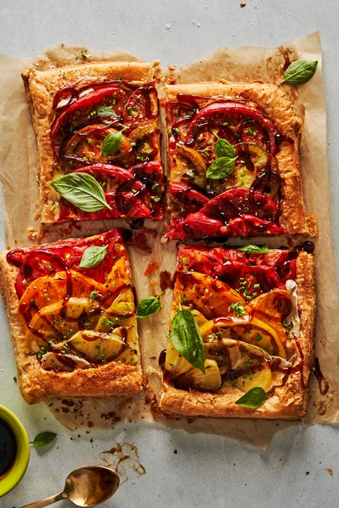 tomato and brie tart