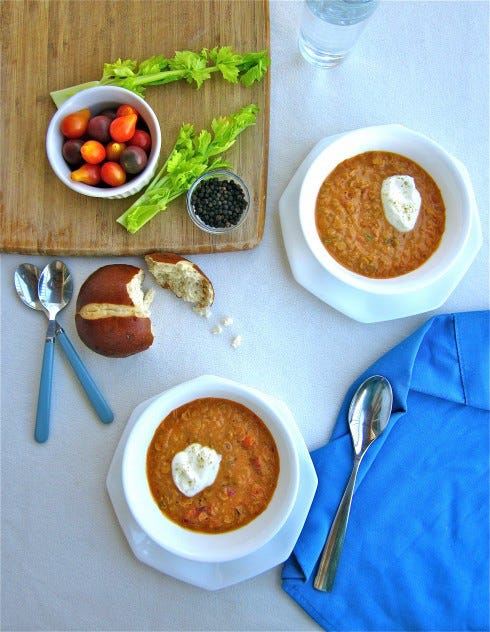 Dish, Food, Cuisine, Ingredient, Carrot and red lentil soup, Muhammara, Produce, Gazpacho, Soup, Meal, 