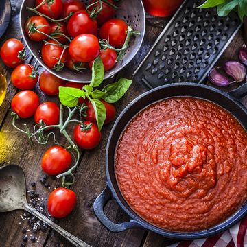 tomate y salsa de tomate