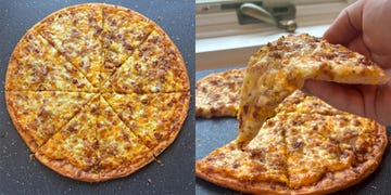 tombstone whole pizza and slice