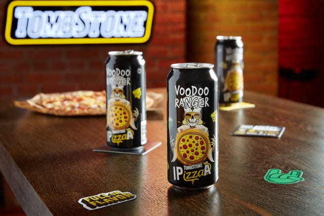 tombstone voodoo ranger pizza beer