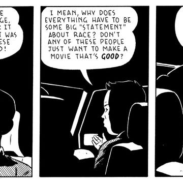 panel from shortcomings by adrian tomine, graphic novel panel from shortcomings by adrian tomine, graphic novel