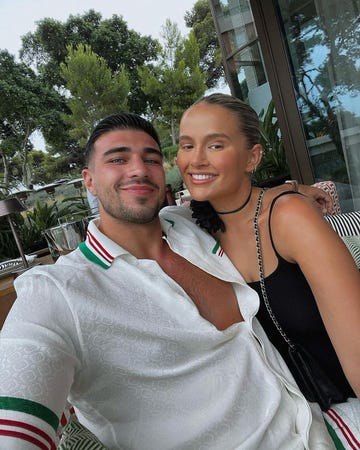 tommy fury, molly mae hague smiling together in a selfie