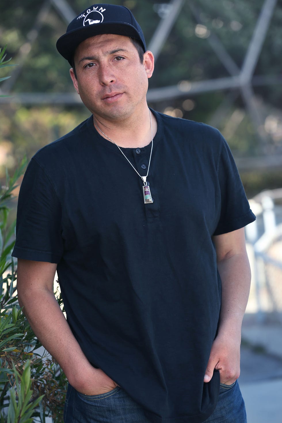 tommy orange talks about his debut novel there there at lake merritt on tuesday, may 29, 2018 in san francisco, calif there there is a multi generational portrait of urban native american life which takes place in oakland where orange grew up photo by liz hafaliathe san francisco chronicle via getty images