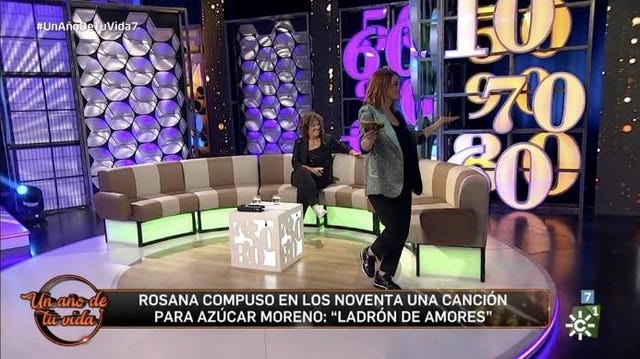 Toñi Moreno y Rosana en 'Un año de tu vida'