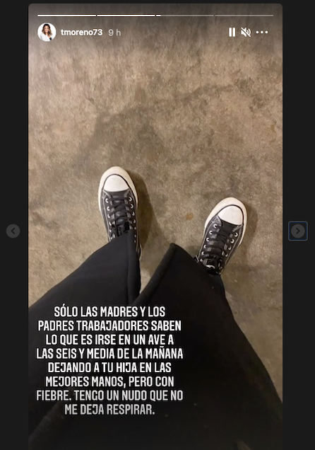 toñi moreno sufre por su hija