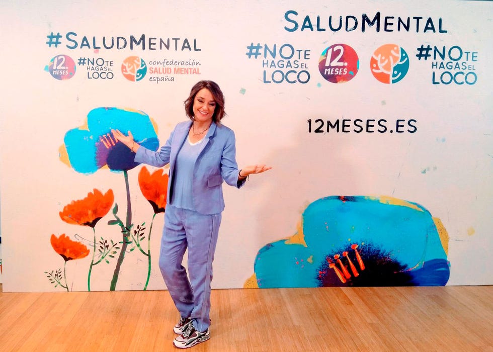 Toñi Moreno en la campaña por la Salud Mental