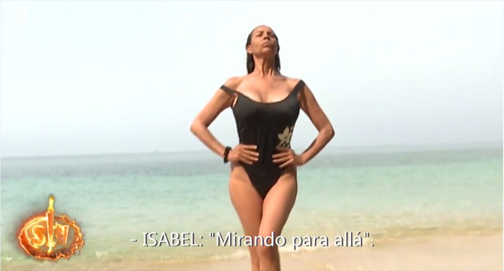 Toñi Salazar desfila en 'Supervivientes'