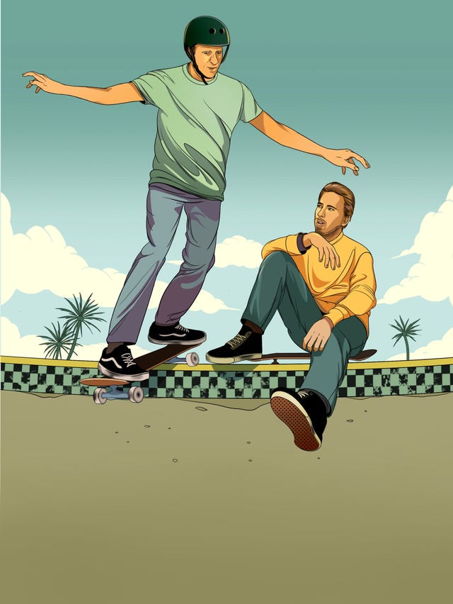 Tony Hawk and His Son Riley Talk Skateboarding, Generational Success ...