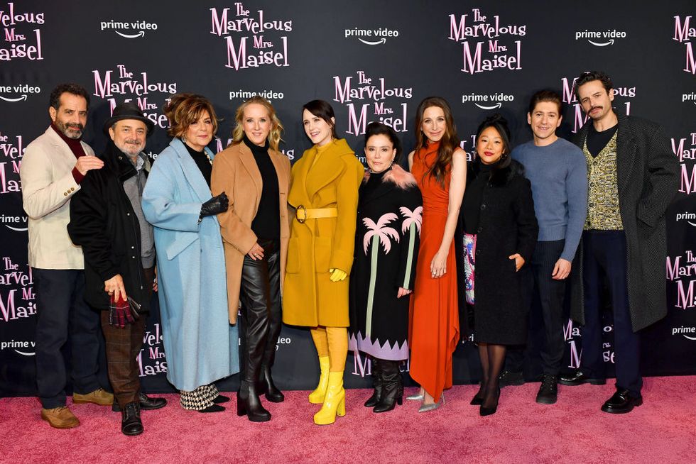 the marvelous mrs maisel celebrates the fourth season premiere at the 1960s themed maisel skate night
