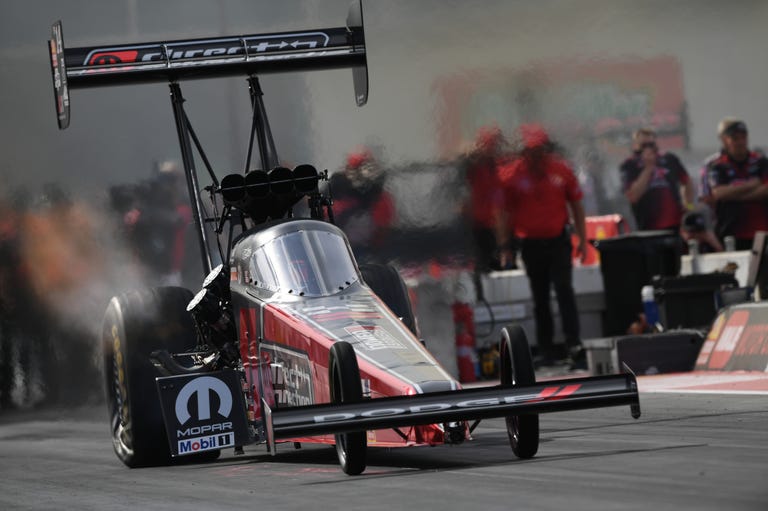 Tony Stewart Grows Into NHRA Top Fuel Ride, Says Funny Car Is Off the Table