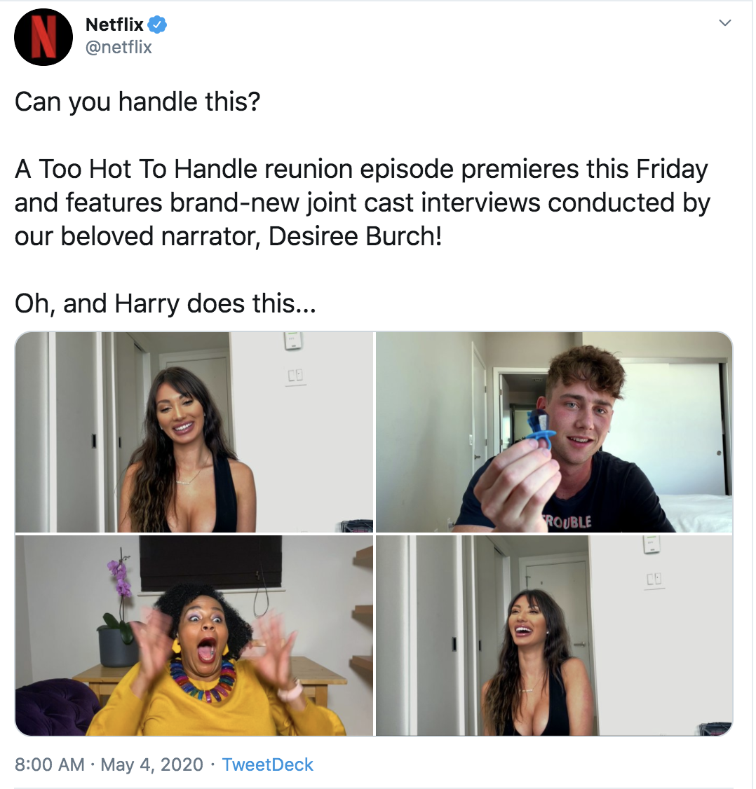 Too Hot to Handle' Reunion Show Coming to Netflix