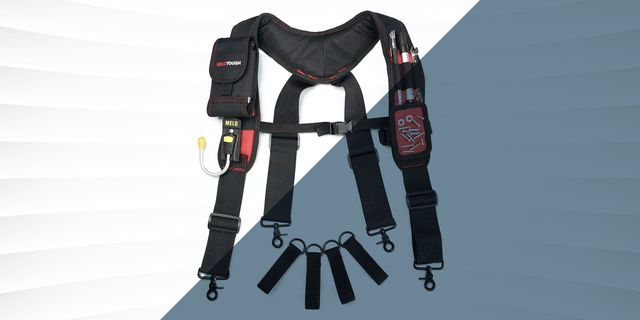 MELOTOUGH Tool Belt Suspenders Work Belt Suspenders for Men Big and Tall  Construction Bag Suspenders Padded