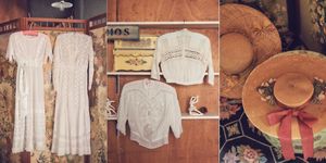 Room, Wood, Vintage clothing, Textile, Peach, Pattern, 