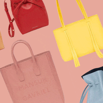 Bag, Handbag, Pink, Yellow, Fashion accessory, Tote bag, Birkin bag, Peach, Material property, Room, 