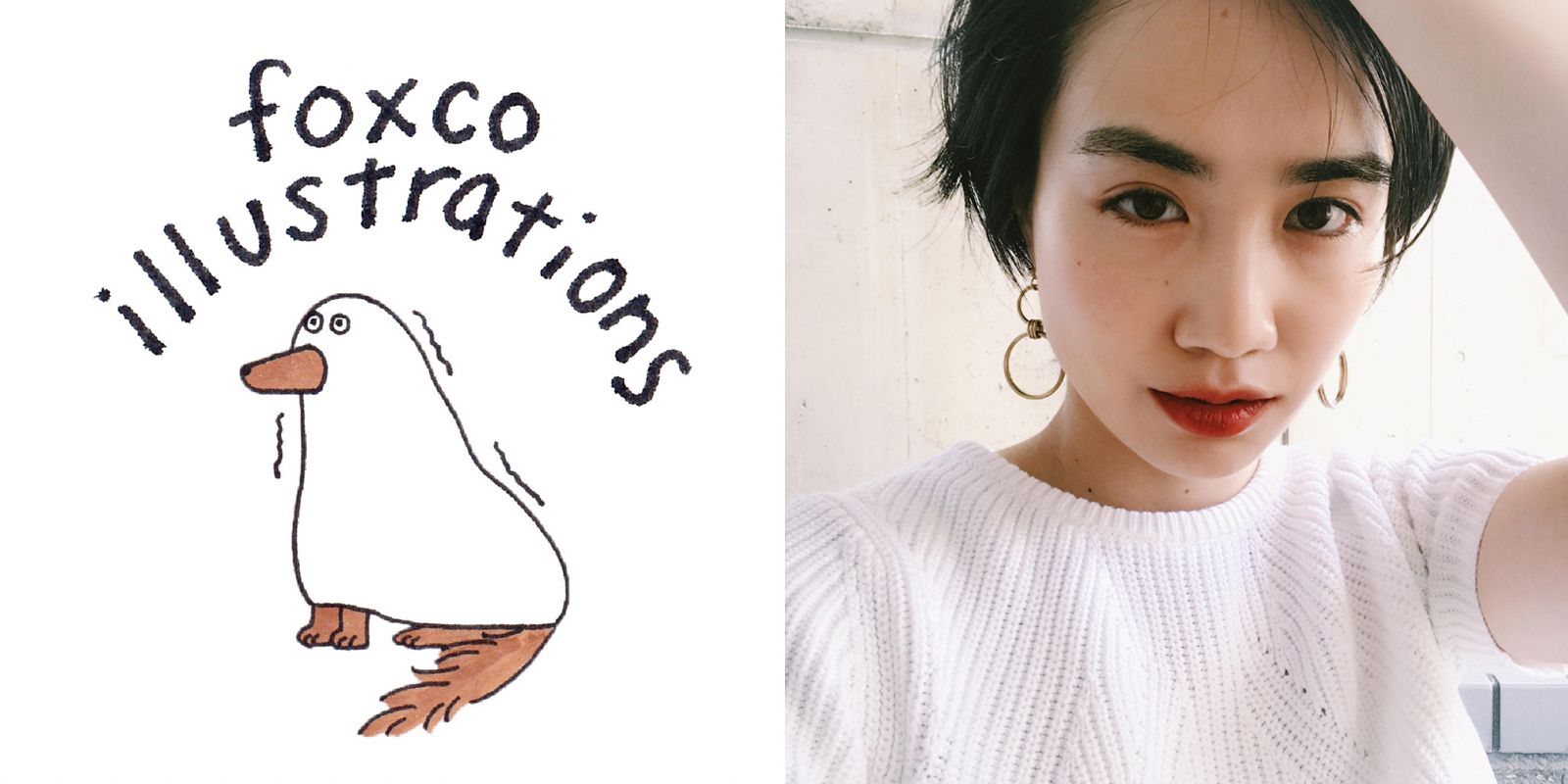 イラストレーターのfoxcoさんが3日間限定で個展を開催