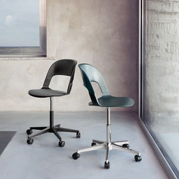 Office chair, Chair, Furniture, Interior design, Product, Table, Armrest, Office, Room, Floor, 