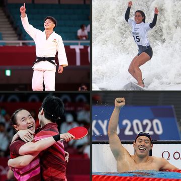 東京五輪、日本人選手たちの偉業｜メダル獲得の瞬間すべて【写真集】