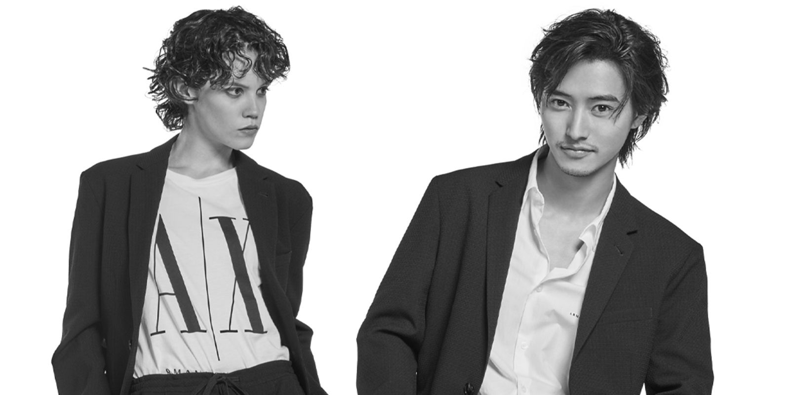 山﨑賢人×レスリー・キーが豪華コラボ！ 「A|X アルマーニ