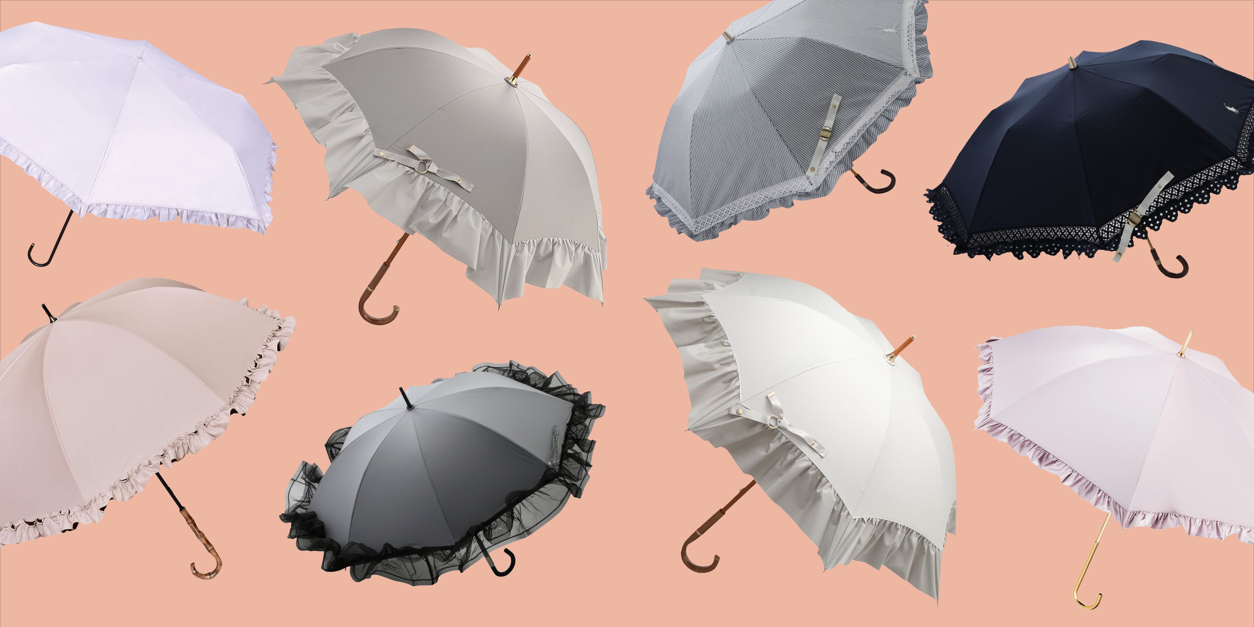 BALENCIAGAバレンシアガ 長傘 晴雨兼用 日傘 黒 細い傘 フリル 2025年最新】BALENCIAGA 傘の人気アイテム - メルカリ