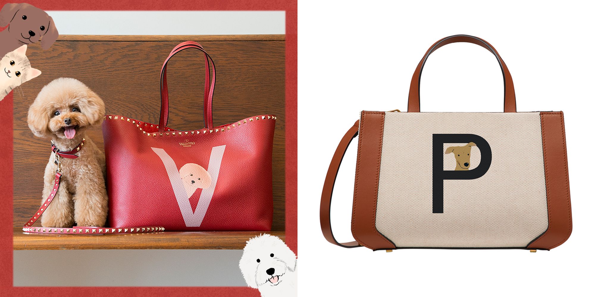 Valentino トートバッグ オーダー品(ロックスタッズ ペット) ヴァレンティノからカスタマイズサービス「ロックスタッズ