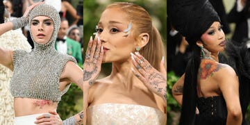 自慢のタトゥーを大胆アピール！　メットガラ（met gala）2024でセレブが腕や背中のタトゥーを披露した瞬間20選