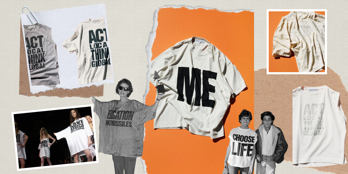【KATHARINE HAMNETT×Whim Gazette】MEロゴTシャツ KATHARINE HAMNETT x Whim Gazette】限定Tシャツ - メルカリ