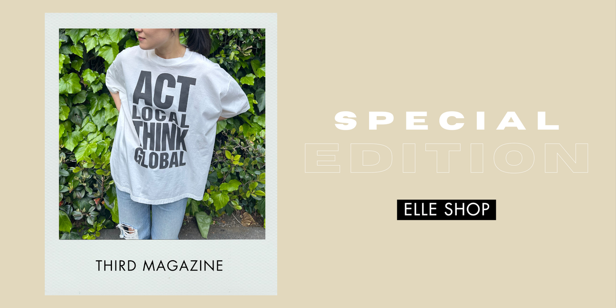 キャサリンハムネット ミコモリ サードマガジン Tシャツ グレー THIRD MAGAZINE(サードマガジン)｜【KATHARINE HAMNETT x THIRD