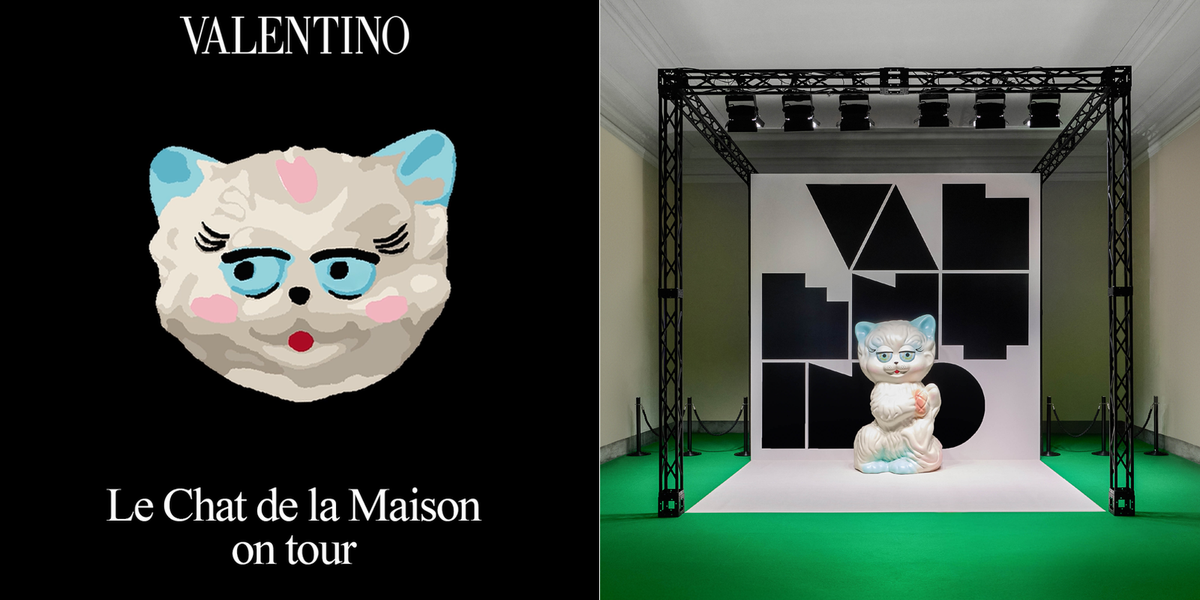 ヴァレンティノ ガラヴァーニ 猫 ネコ  Le Chat de La Maison Valentino Garavani Le Chat de la Maison: Valentino Cat Bag