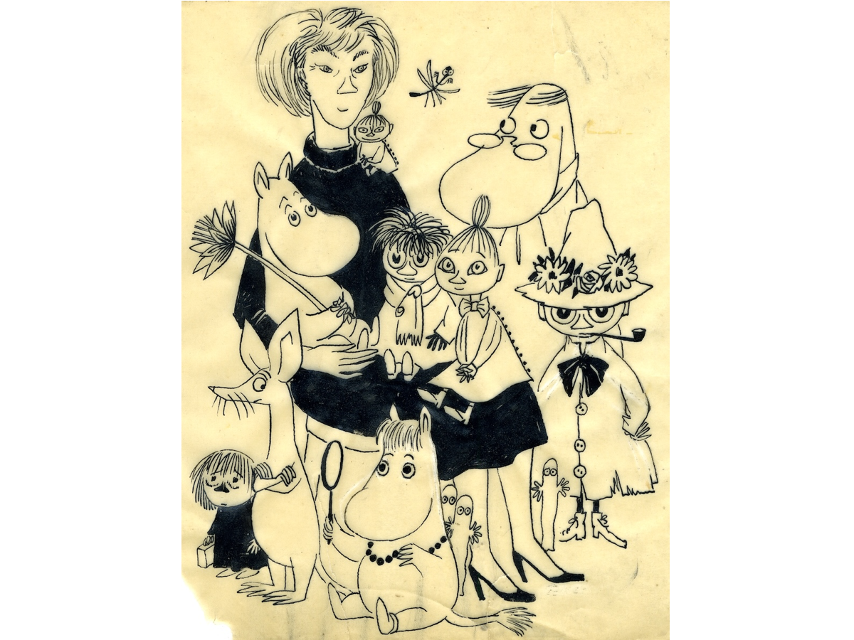 公式図録　トーベとムーミン展　80周年　東京　六本木　ヤンソン　自画像 公式図録 トーベとムーミン展 80周年 東京 六本木 ヤンソン
