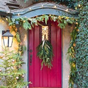 Christmas Porch Ideas - ELLE Decor christmas porch ideas