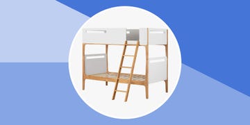 scandinavian inspired white bunk beds for kids