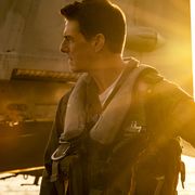 tom cruise plays capt pete "maverick" mitchell in top gun maverick from paramount pictures, skydance and jerry bruckheimer films