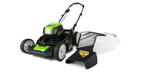 Mower, Lawn mower, Walk-behind mower, Vehicle, Riding mower, Outdoor power equipment, Lawn, Tool, Lawn aerator, Toy, 