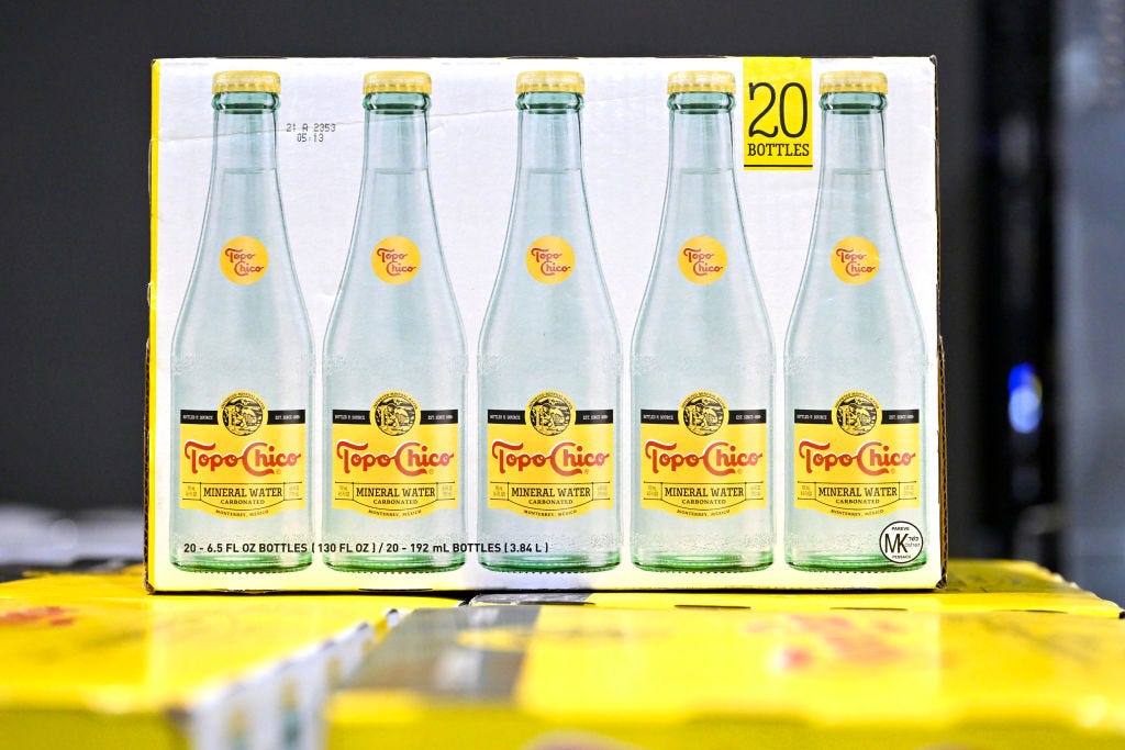 Topo Chico Sparkling Mineral Water 6.5 Oz Bottle