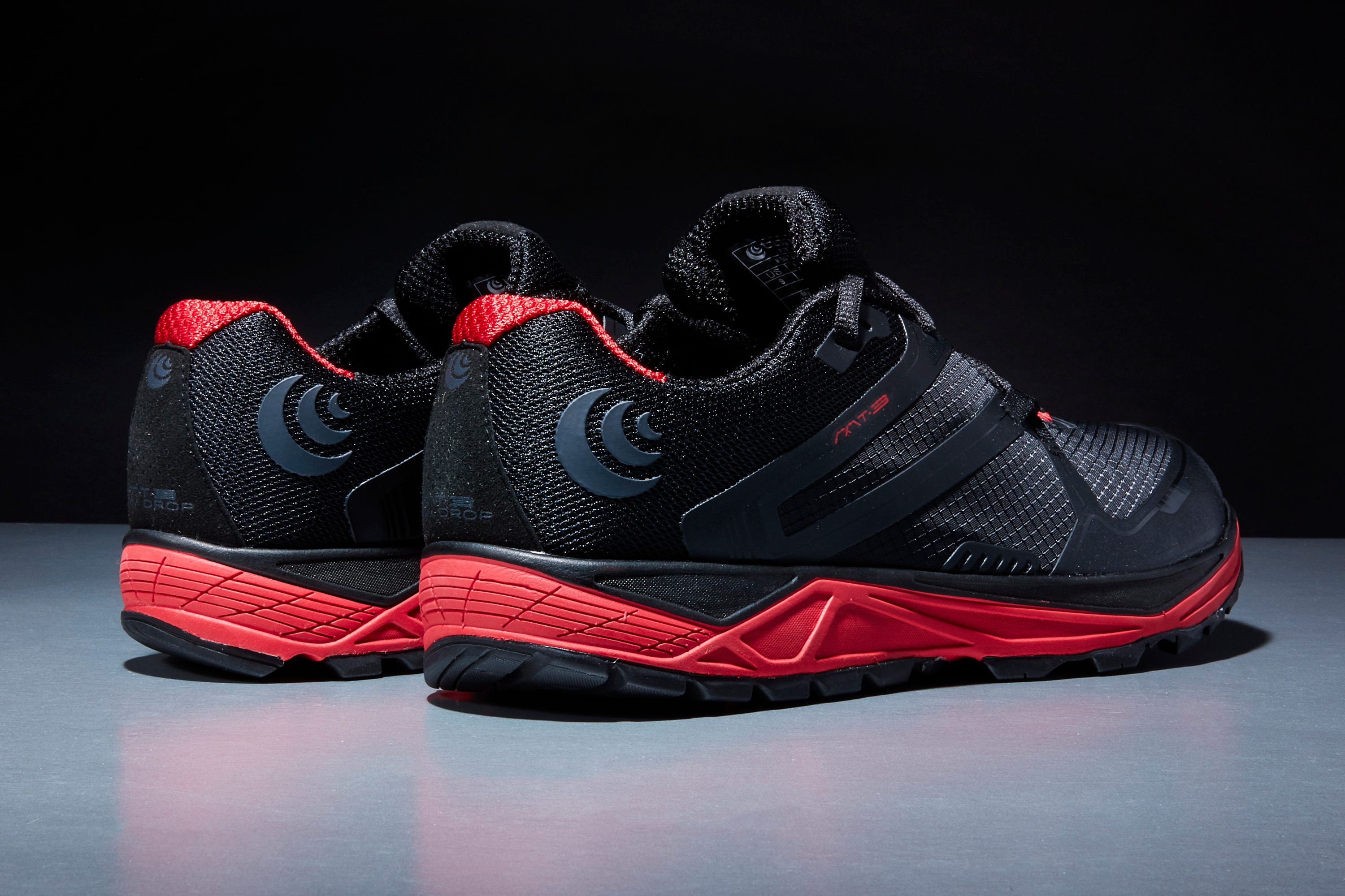 Shoe, Footwear, Black, White, Walking shoe, Sportswear, Red, Outdoor shoe, Running shoe, Cross training shoe, 