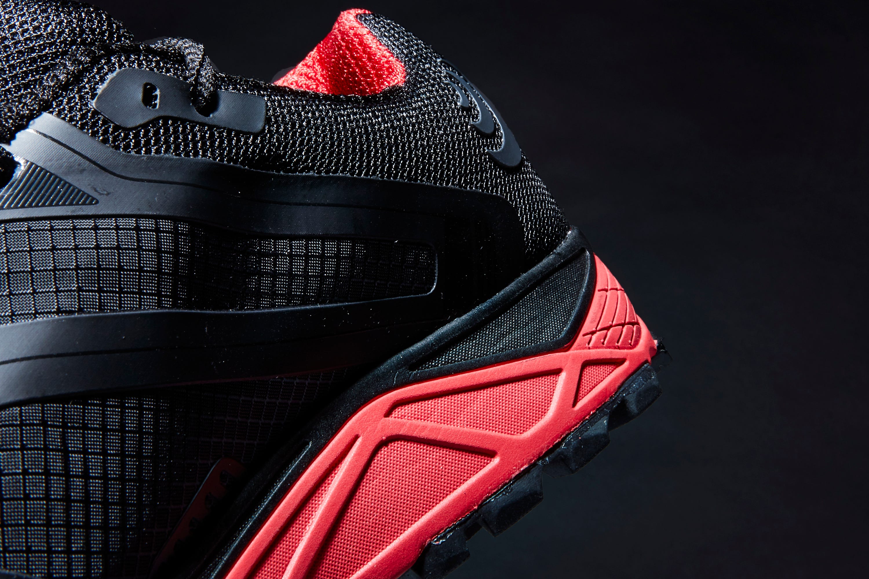 Footwear, Black, Red, Shoe, Pink, Carmine, Sneakers, Magenta, Athletic shoe, Sportswear, 