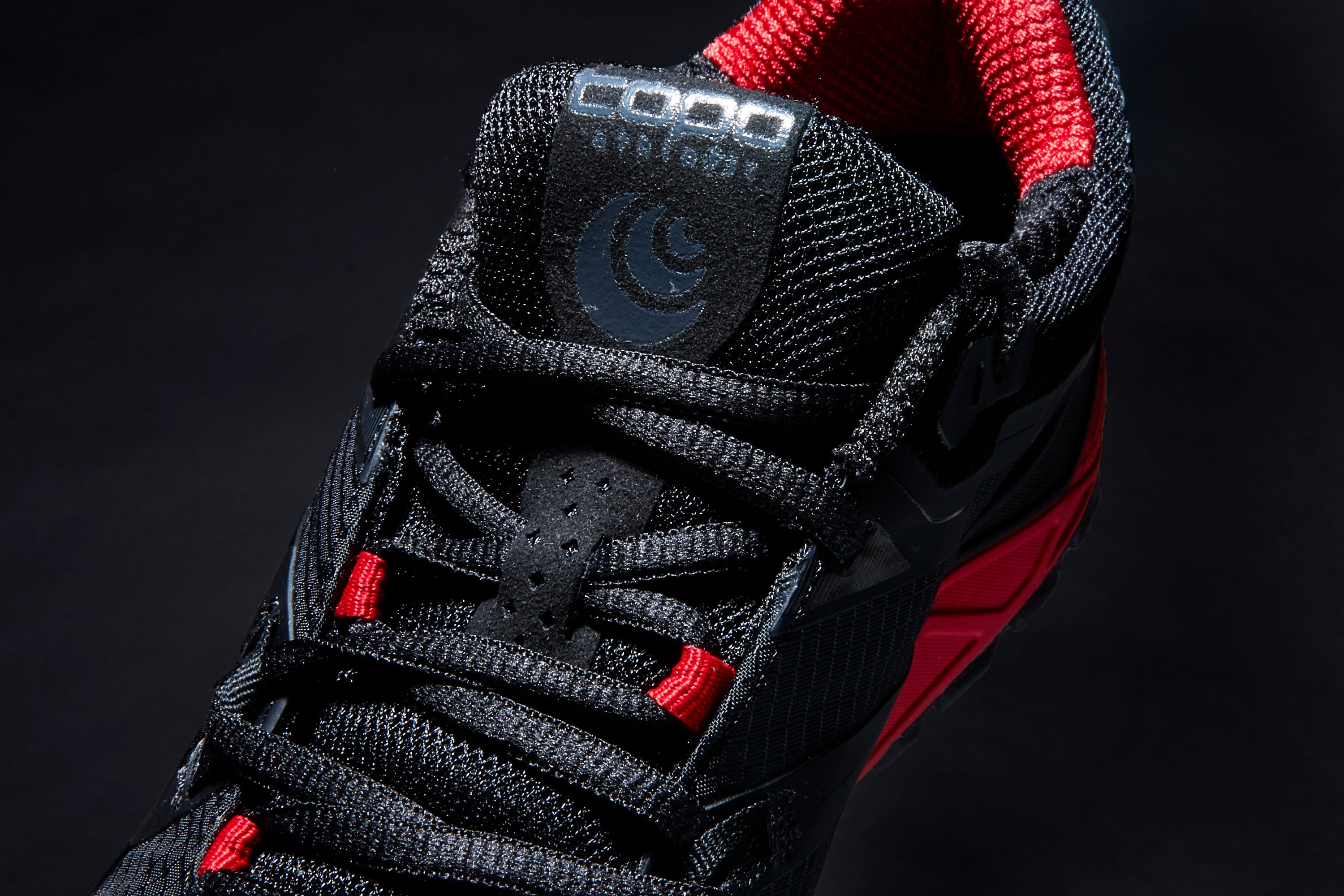 Footwear, Black, Shoe, White, Red, Sneakers, Athletic shoe, Carmine, Outdoor shoe, Walking shoe, 