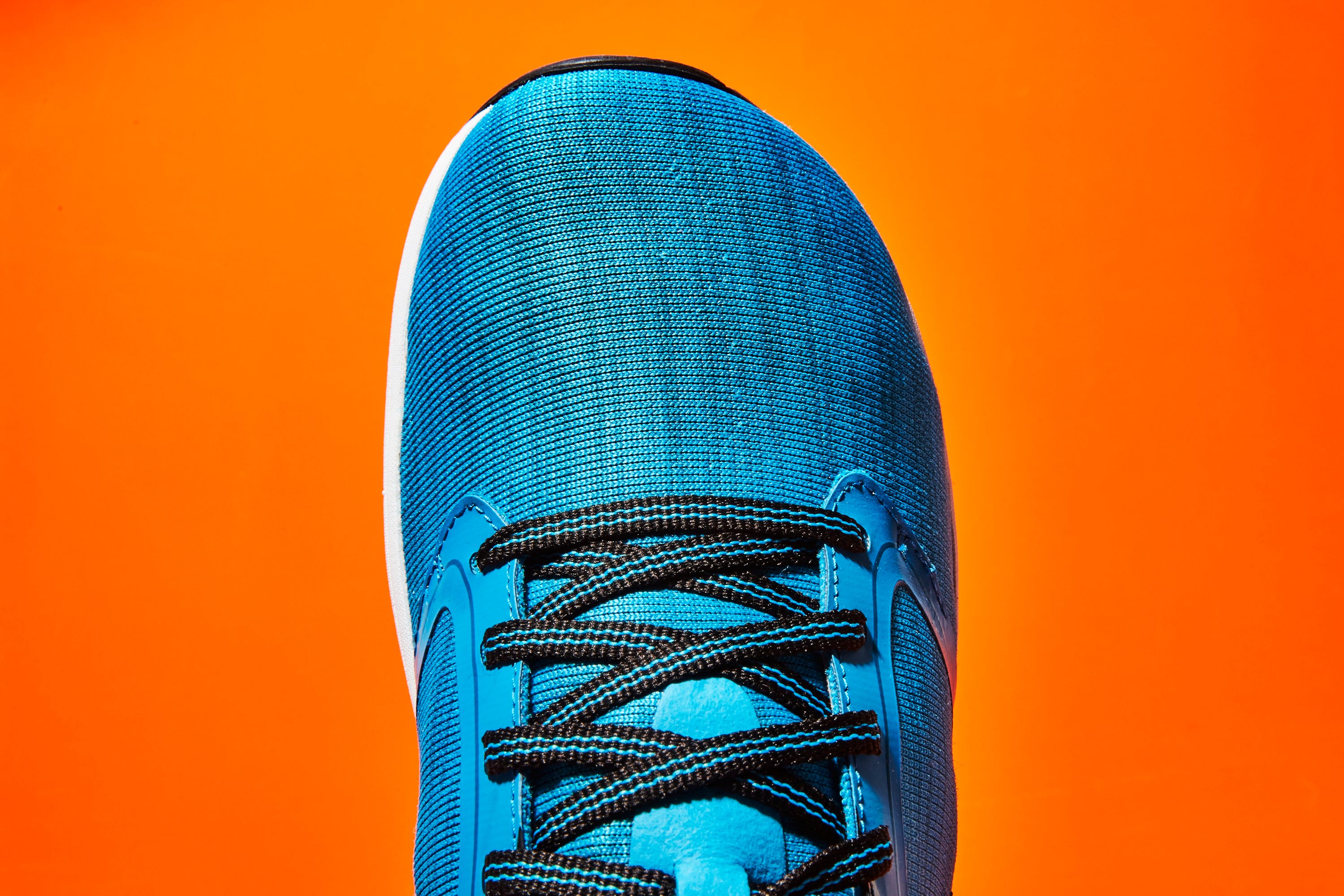 Orange, Blue, Footwear, Turquoise, Electric blue, Shoe, 
