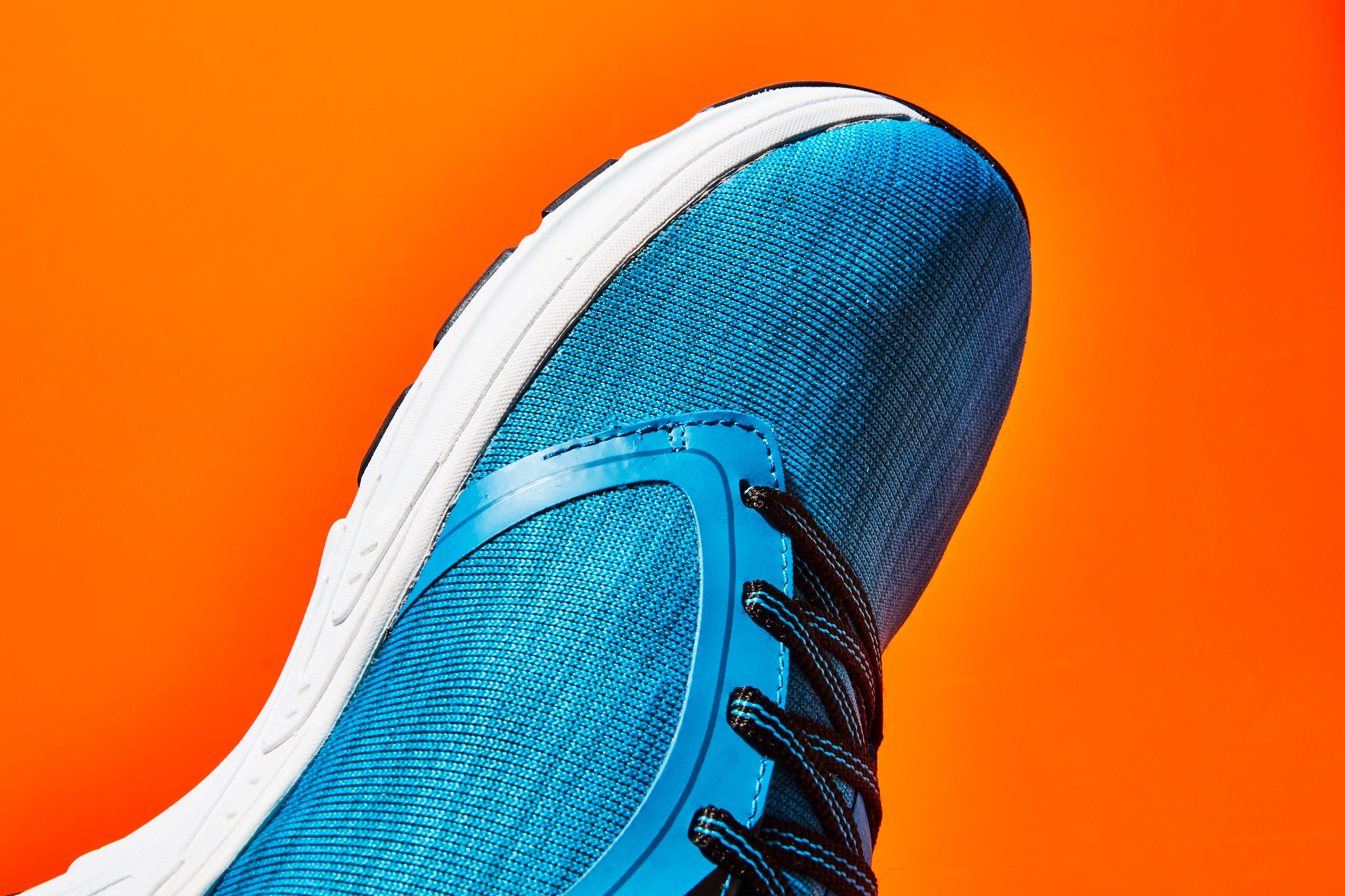 Blue, Orange, Footwear, Electric blue, Red, Turquoise, Shoe, Yellow, Azure, Nike free, 