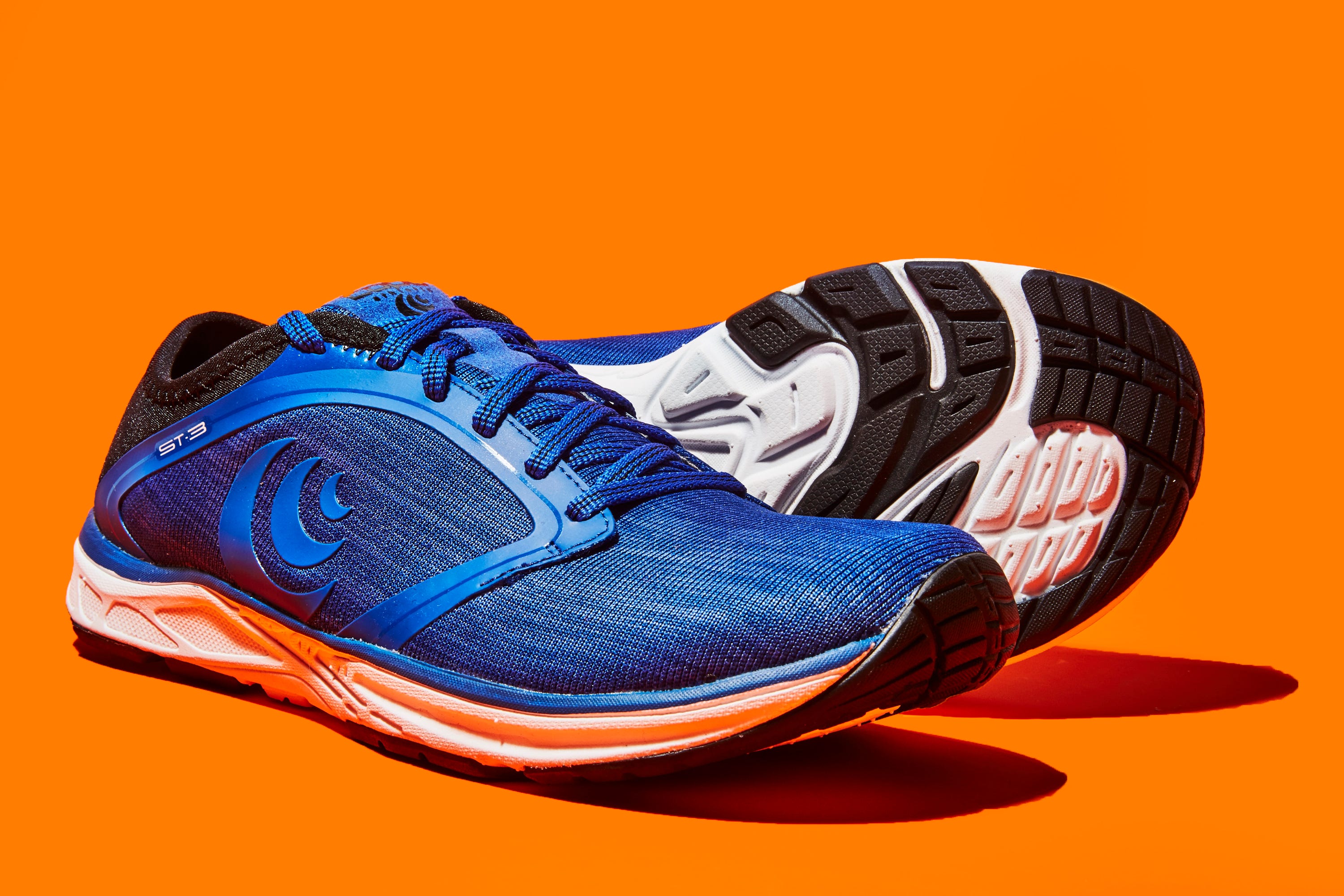 Shoe, Footwear, Outdoor shoe, Running shoe, Orange, Blue, Walking shoe, Basketball shoe, Athletic shoe, Sneakers, 